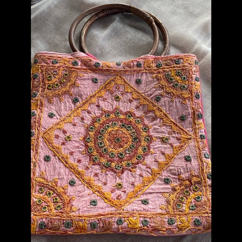 Fun bohemian one of the kind tote